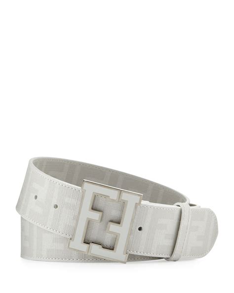 fendi white zucca college belt|fendi zucca crossbody vintage.